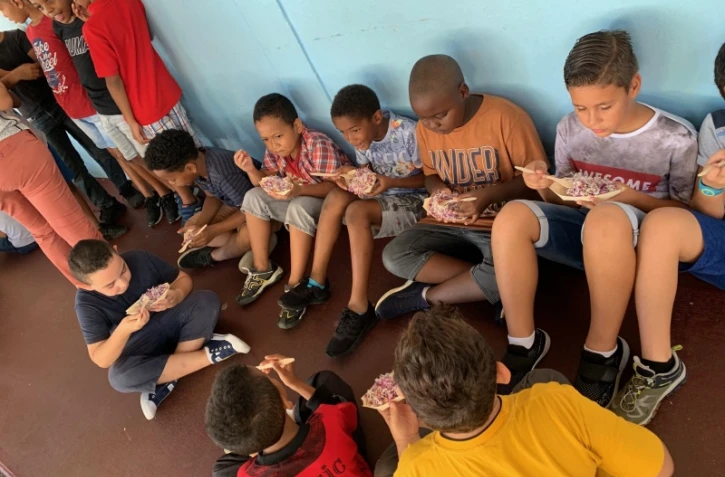 Déploiement du programme " Fruits et légumes à l'école " à Saint-Denis