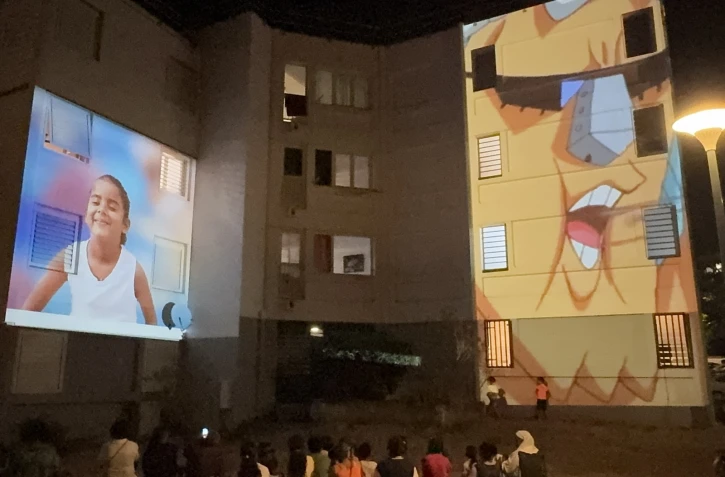 Le Port : du cinéma en pied d'immeubles