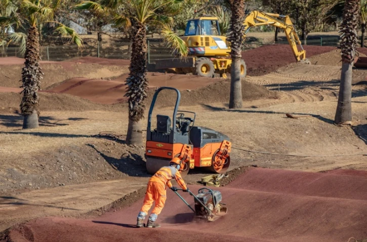 Saint-Denis : la piste de Bicross de Saint-Denis fait peau neuve