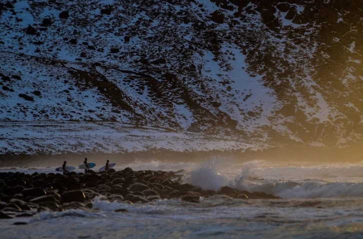 Surf en Norvège AFP