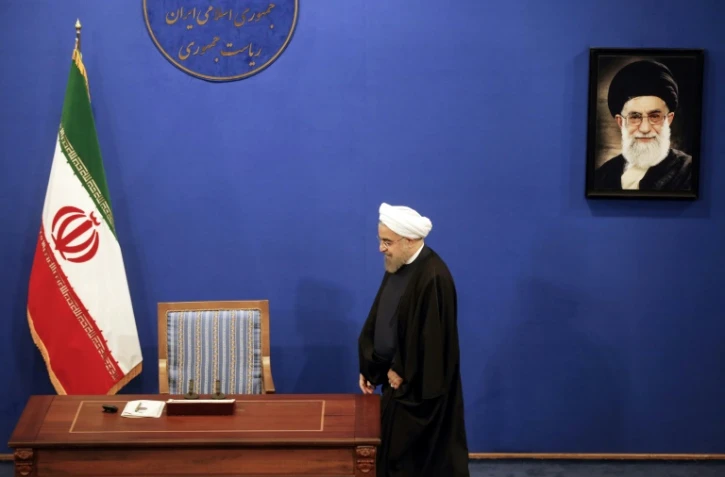 Le président iranien Hassan Rohani, à Téhéran, le 17 janvier 2017