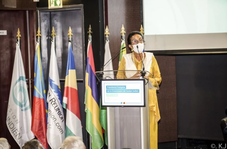 Huguette Bello ouvre le conseil extraordinaire des ministres de la Commission de l'océan Indien 