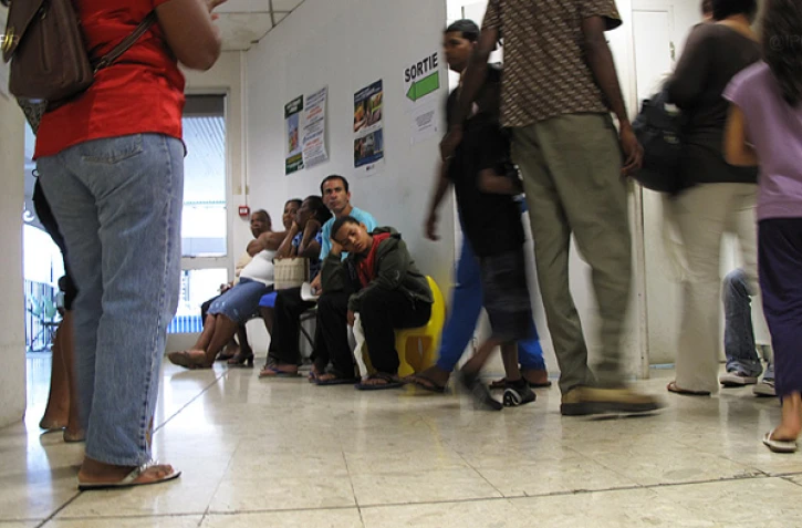 Salle d\'attente d\'un cabinet médical