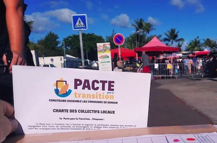 Saint-Paul : le collectif local "Pacte pour la Transition" à la rencontre des candidats aux élections
