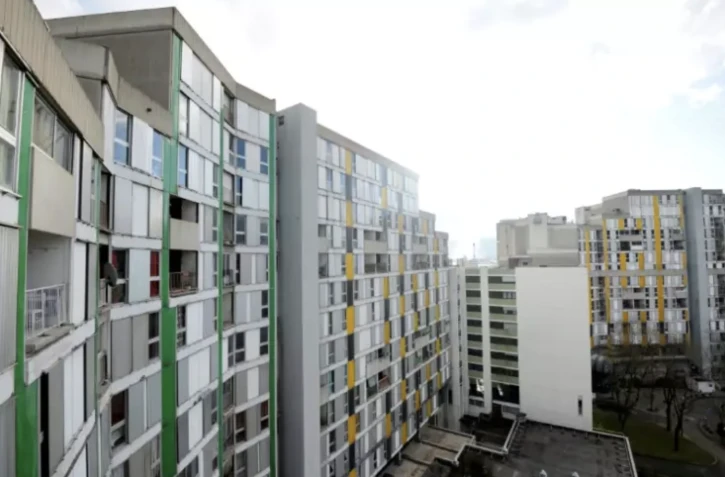Le quartier de La Villeneuve en décembre 2012 à Grenoble ( AFP / JEAN-PIERRE CLATOT )