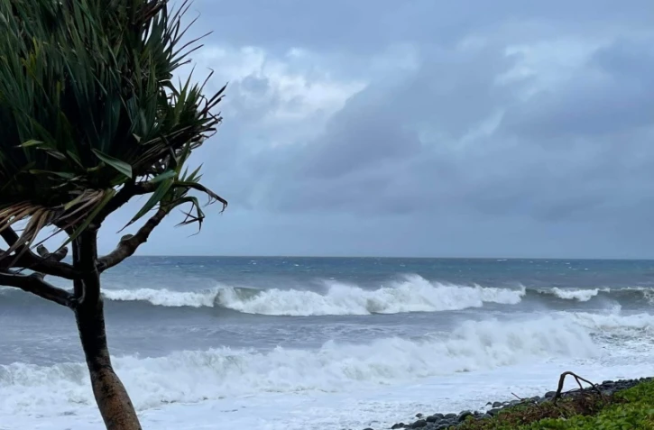 Premiers effets Emnati cyclone Saint-Benoît