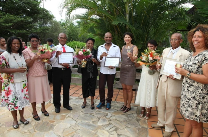 Trois noces d'or pour une réception