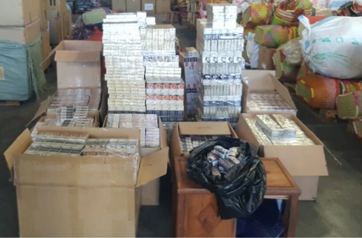 Saisie d\'artane et de cigarettes de la douane au Port