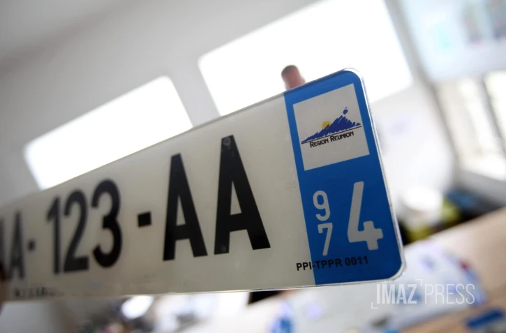 plaque d'immatriculation