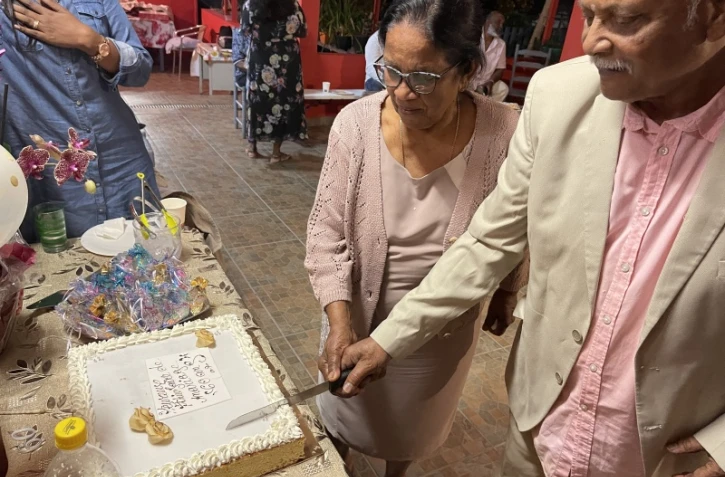 Saint-Leu : les époux Virapin fêtent leurs noces de diamant 
