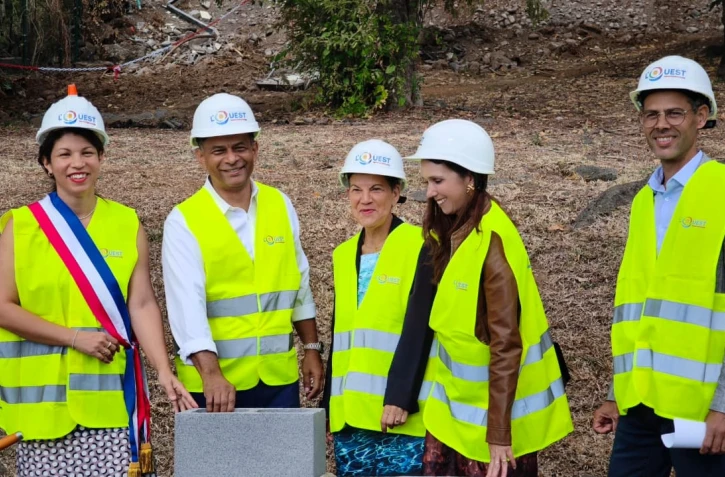 La Possession : pose de la première pierre de l’usine intercommunale de potabilisation de Pichette