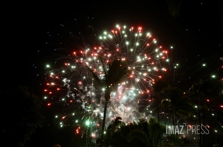 Saint-Denis, le traditionnel feu d'artifice pour le 14 juillet