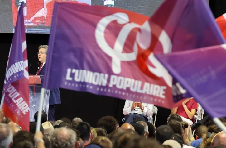  Saint-Denis : Jean-Luc Mélenchon en meeting à la Nordev