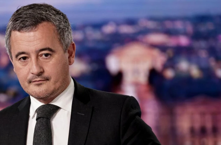 Gérald Darmanin était invité du journal de TF1 ce jeudi 26 décembre 2024. AFP/Stéphanie de Sakutin