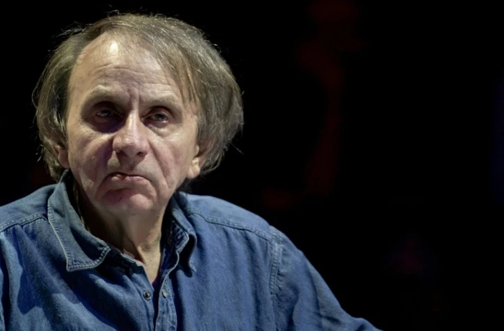 L'écrivain français Michel Houellebecq le 25 avril 2019 à Paris