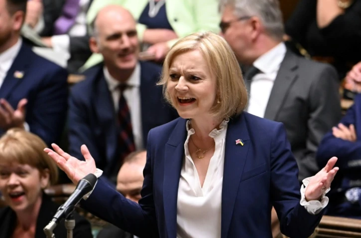 La nouvelle Première ministre britannique Liz Truss au parlement à Londres le 7 septembre 2022