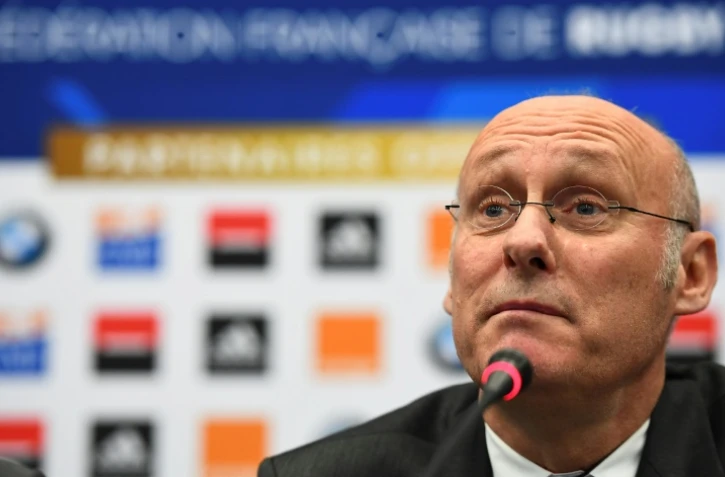 Le président de Fédération française de rugby Bernard Laporte, le 4 décembre 2016 à Marcoussis