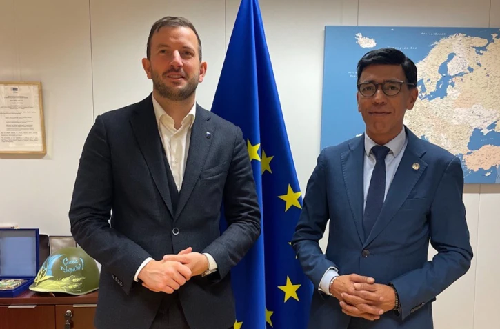 Visite du Commissaire Sinkevičius - Younous Omarjee