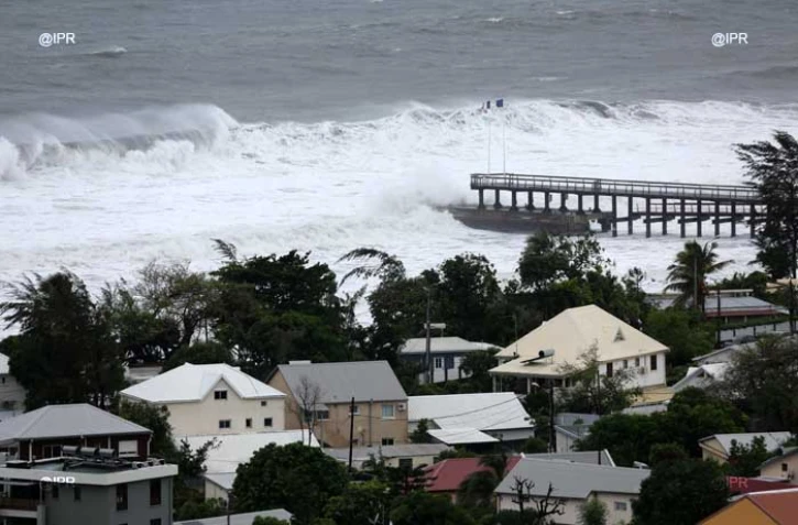 Houle sur le littoral ouest