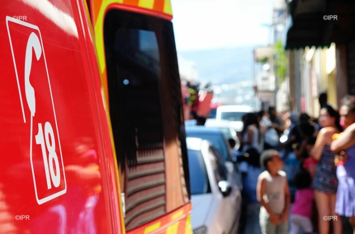 Incendie Rue Issop Ravate Saint-Denis