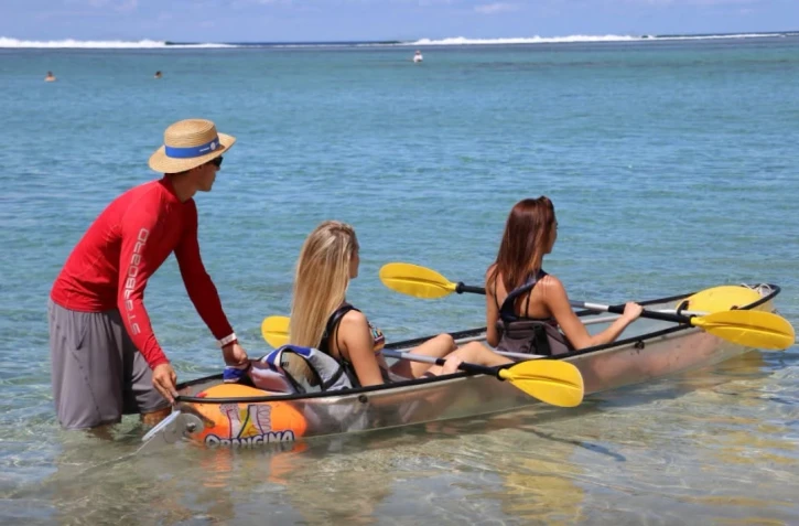 TO : découvrez le lagon de La Réunion à bord d'un kayak transparent