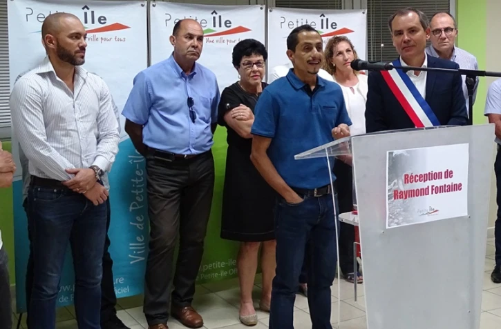 Raymond Fontaine reçu à la mairie de Petite-Île