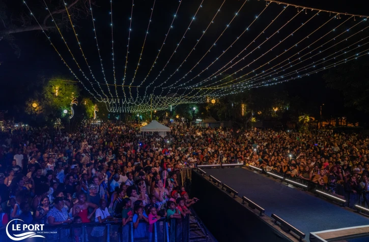 Inauguration illuminations au Port