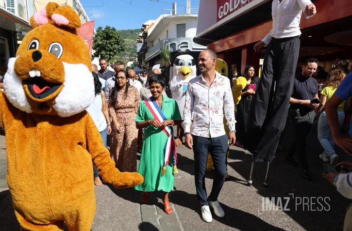 inauguration foire commercial 2024 Saint-denis
