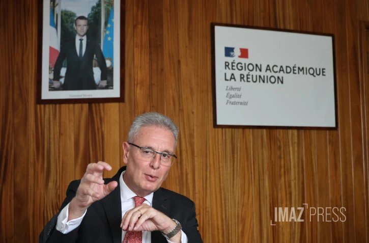 Rostane Mehdi, recteur de l'académie de La Réunion.