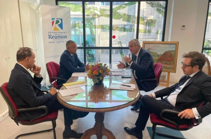 Cyrille Melchior rencontre le président de l'assemblée des départements de France