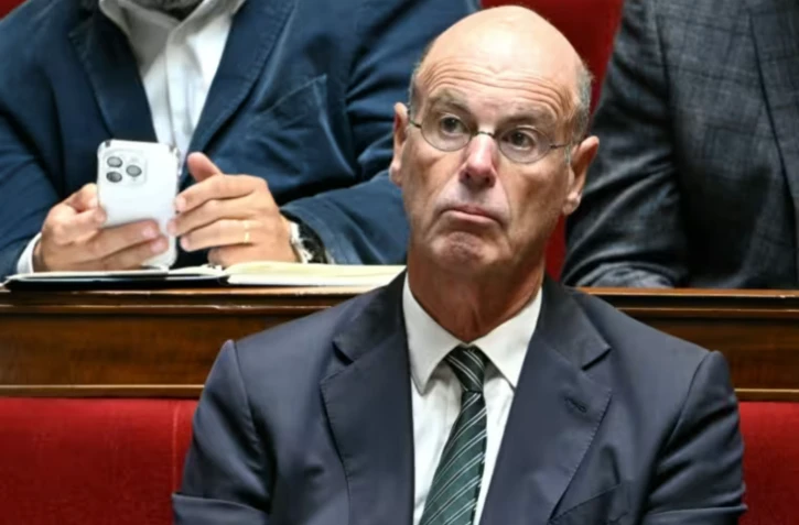 Eric Lombard, alors ministre de l'Economie, à l'Assemblée nationale, le8 septembre 2025 à Paris ( AFP / Bertrand GUAY )