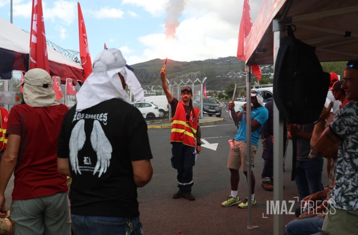 Grève centrale électrique