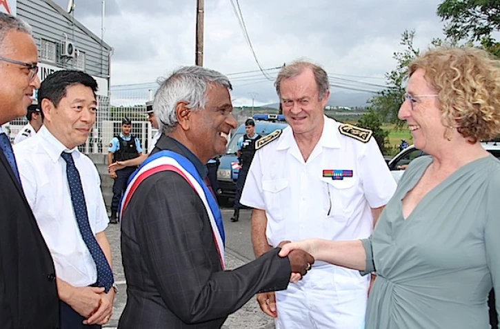 Visite de la ministre à la MIO de Saint-Paul