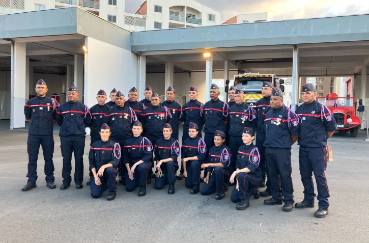 14 juillet : 23 sapeurs-pompiers de La Réunion ont défilé à Paris