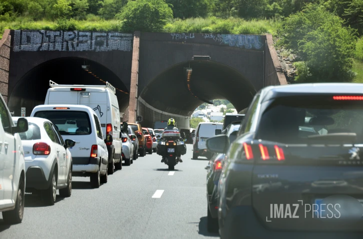 embouteillage viaduc saint-paul vers le nord 