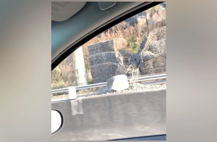 éboulis route du littoral 23 février 2022