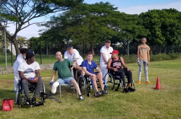 Handisport : à la recherche de futurs champions à la clinique Les Tamarins-Sud