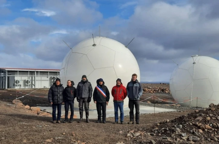 TAAF : inauguration du site Galileo de Kerguelen