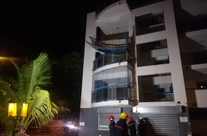 Balcon effondré Sainte Marie