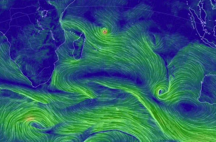 Fantala, position 15 avril 2016 à 10H