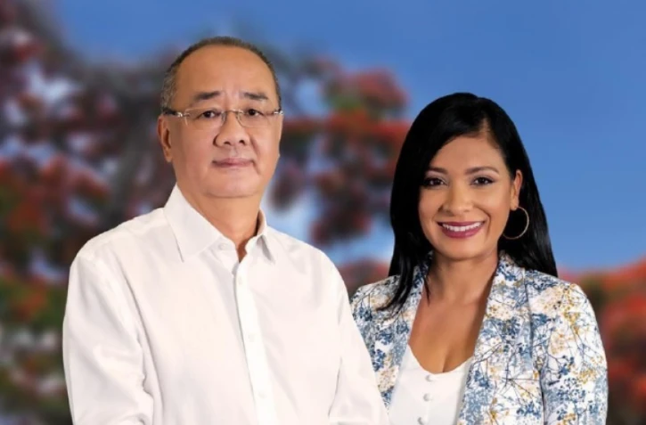 Éric Leung et Yolande Calichiama