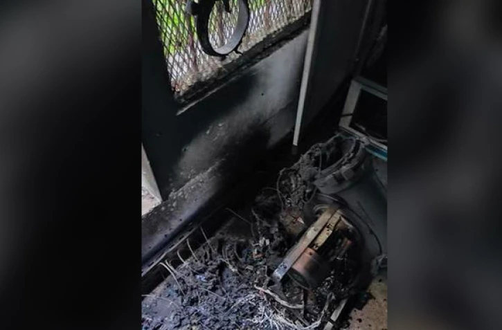 Incendie a la montagne