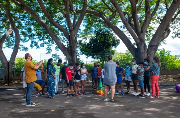 Le Port : des activités sportives à l'école Laurent Vergès