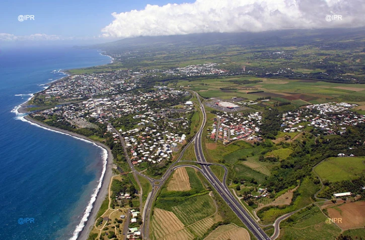 aérienne est de l\'ile