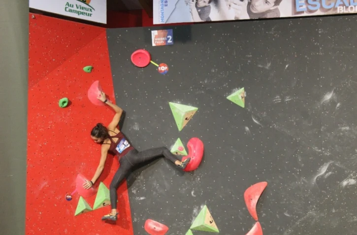 Escalade : Oriane Bertone remporte son deuxième titre de championne de France