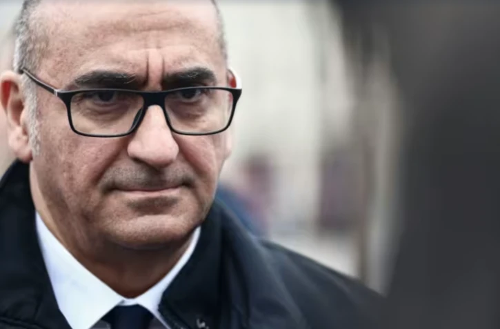 Le ministre de l'Intérieur Laurent Nuñez le 13 février 2026, à Marseille ( POOL / Thibaud MORITZ )