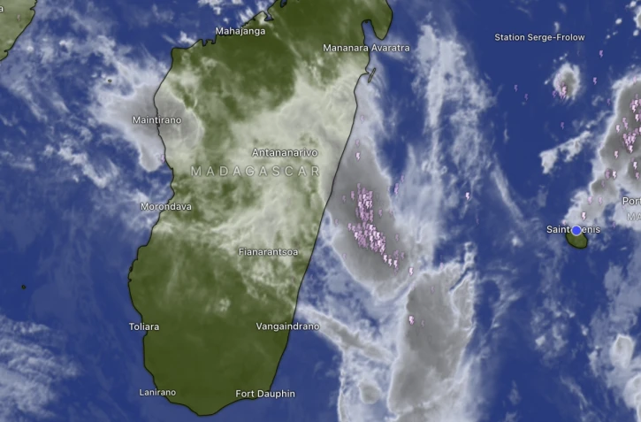 Saison cyclonique : Ewetse s'est entièrement dissipée, Dudzai s'éloigne définitivement