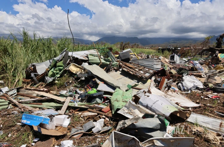 Cyclone Garance déchets 