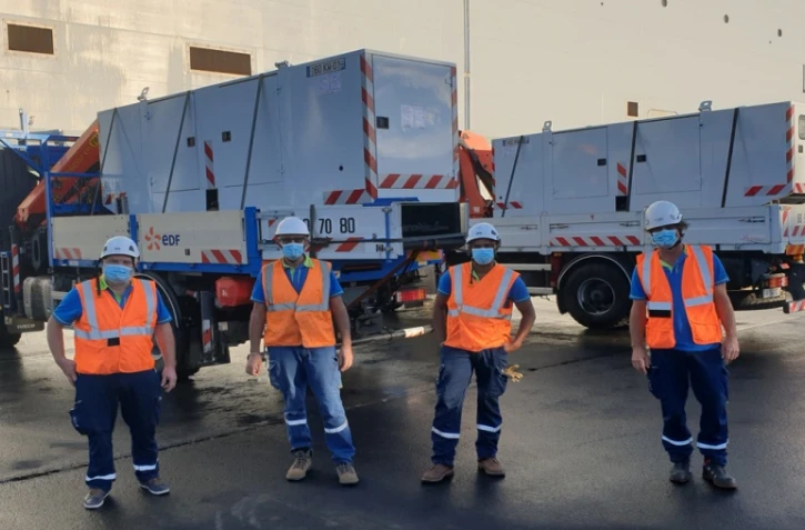 EDF Réunion envoie deux groupe électrogène à Mayotte