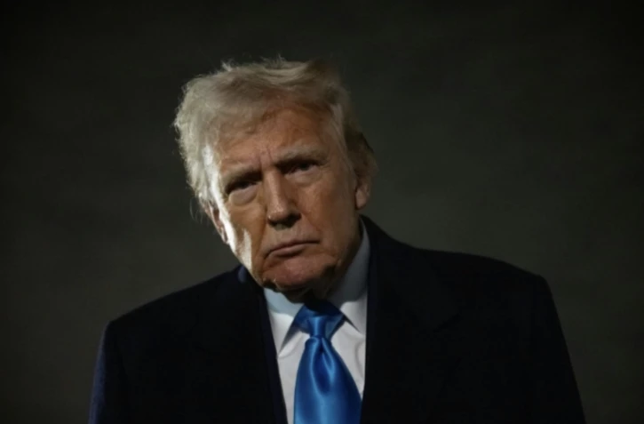 Le président américain Donald Trump à la base Andrews dans le Maryland, le 2 février 2025 ( AFP / Jim WATSON )